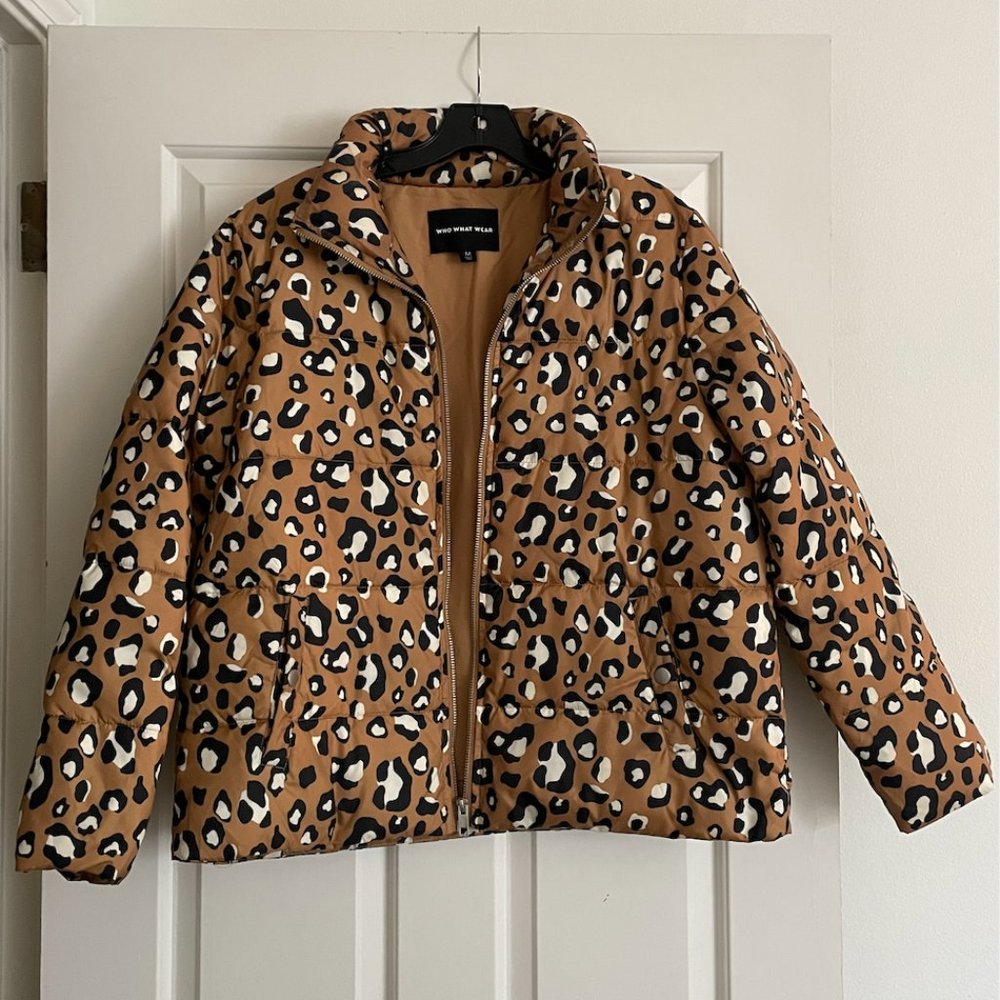 Leopard Print Puffer - Who What Wear - Target - Picture 1 of 2